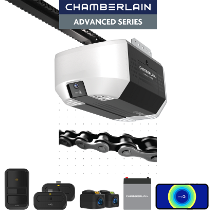 3/4 HP Chain Drive Opener with Battery Backup and myQ Connectivity