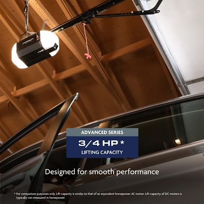 3/4 HP Chain Drive Opener with Battery Backup and myQ Connectivity