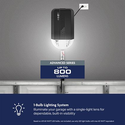 1/2 HP Chain Drive Opener with Battery Backup and myQ Connectivity